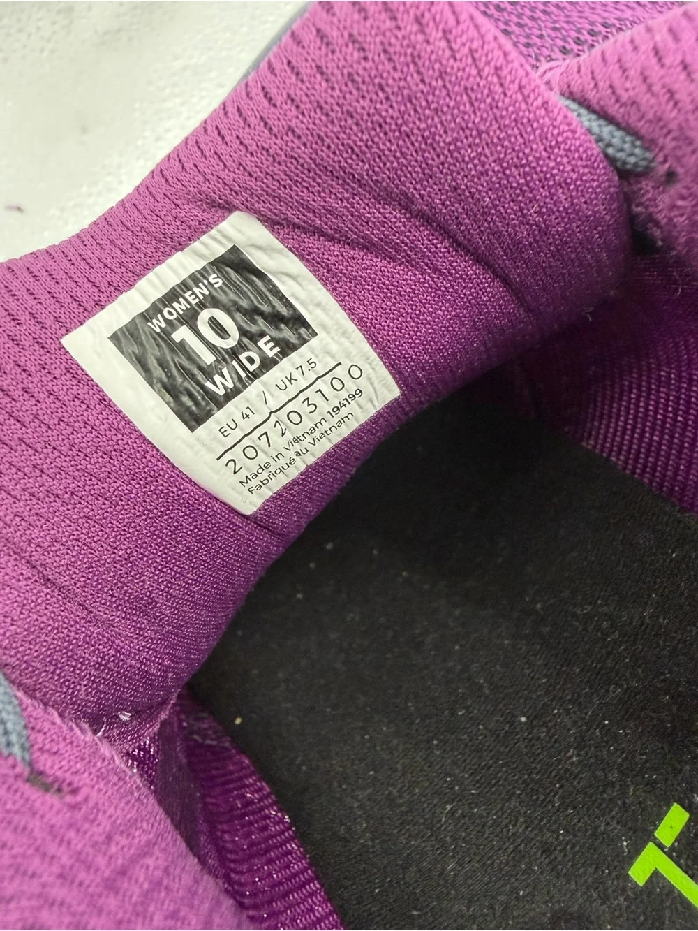 Kuru Women's QUANTUM 2 Electric Grape-Midnight Blue 2.0 Size 10 Wide